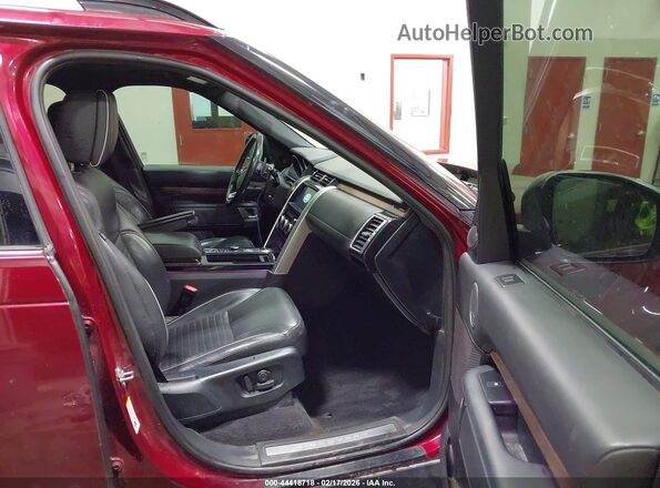 SALRHBBV0HA026231 2017 LAND ROVER DISCOVERY Maroon Սալոնի դիմացի տեսք