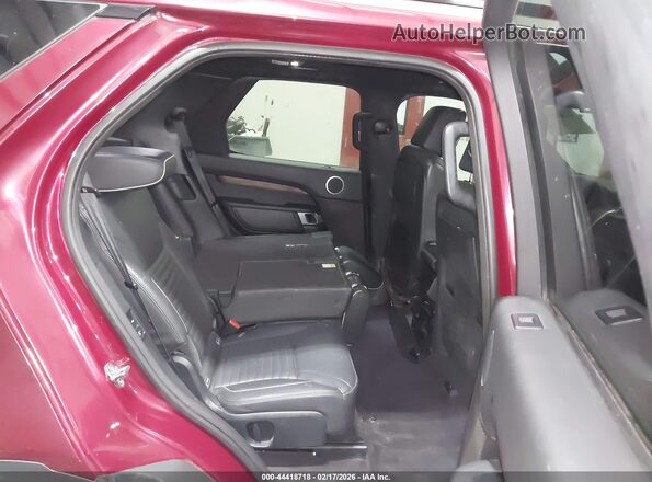 SALRHBBV0HA026231 2017 LAND ROVER DISCOVERY Maroon VIN կոդի պիտակի տեսք