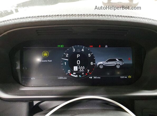 SALRL2EX8R2487703 2024 LAND ROVER DISCOVERY Gray Vista del cuadro de instrumentos