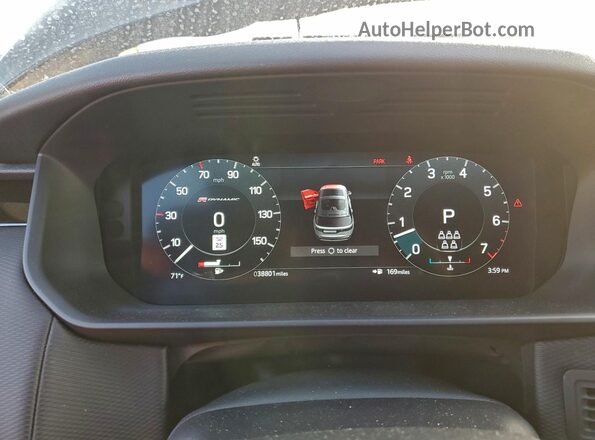 SALRM4EU2N2463969 2022 LAND ROVER DISCOVERY Black Սարքավորումների վահանակի տեսք