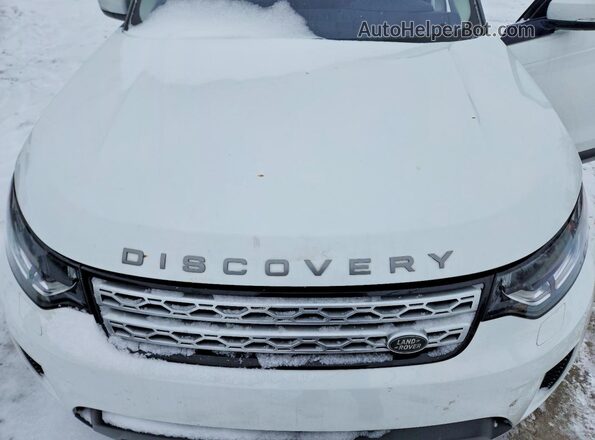 SALRRBBV2HA028916 2017 LAND ROVER DISCOVERY Белый Вид подкапотного пространства