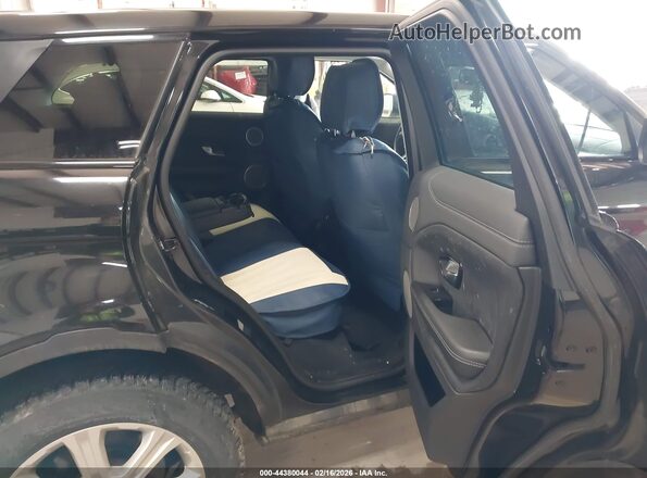 SALVP2BG1HH169487 2017 LAND ROVER RANGE ROVER EVOQUE Black Vista de la etiqueta del VIN