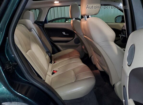 SALVP2BG4HH190284 2017 LAND ROVER RANGE Green უკანა სავარძლების ხედი