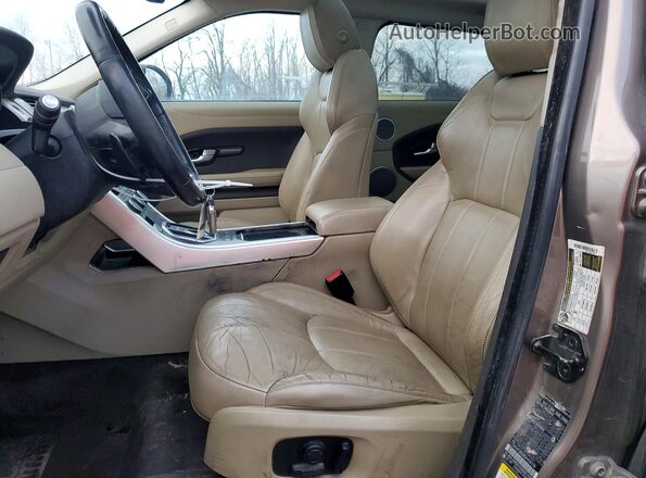 SALVP2BG8GH100178 2016 LAND ROVER RANGE Tan Вид салону спереду