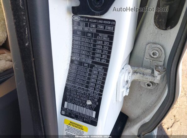 SALVP2RX9KH348177 2019 LAND ROVER RANGE ROVER EVOQUE White Շարժիչի բաժամունքի տեսք