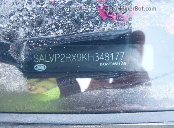 SALVP2RX9KH348177 2019 LAND ROVER RANGE ROVER EVOQUE White 