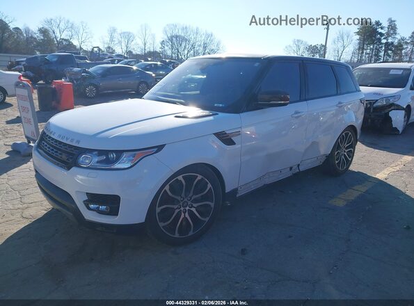 SALWG2FV5HA145943 2017 LAND ROVER RANGE ROVER SPORT White წინა მარცხენა ხედი სამი მეოთხედიდან