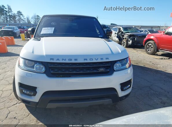 SALWG2FV5HA145943 2017 LAND ROVER RANGE ROVER SPORT White ხელსაწყოთა პანელის ხედი