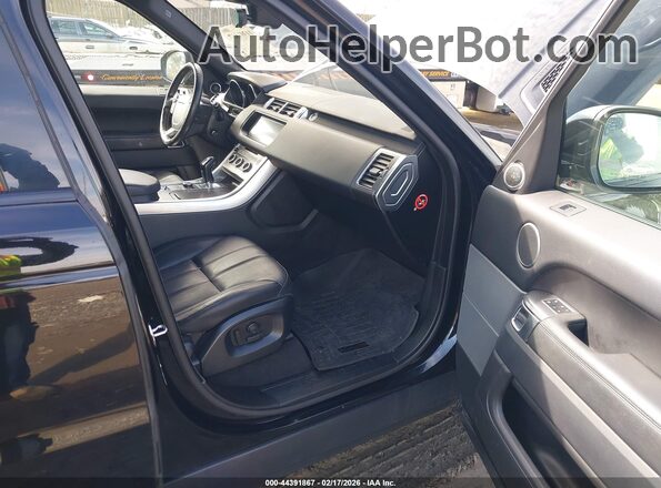 SALWG2FV7HA127041 2017 LAND ROVER RANGE ROVER SPORT Black Widok wnętrza z przodu