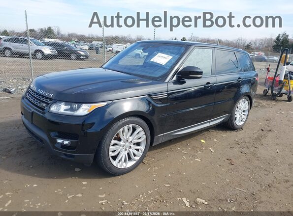 SALWG2FV7HA127041 2017 LAND ROVER RANGE ROVER SPORT Black Przód lewy