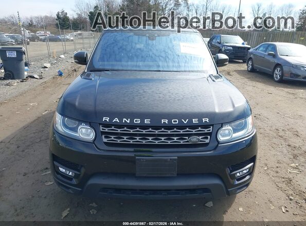 SALWG2FV7HA127041 2017 LAND ROVER RANGE ROVER SPORT Black Widok z przodu