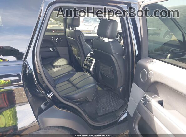 SALWG2FV7HA127041 2017 LAND ROVER RANGE ROVER SPORT Black Widok naklejki z numerem VIN
