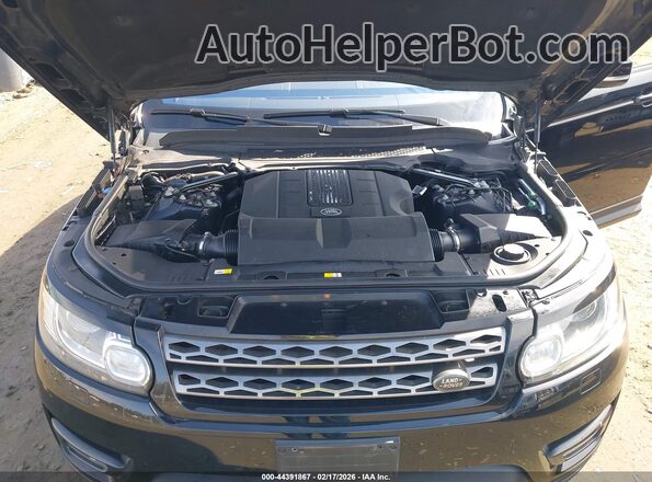 SALWG2FV7HA127041 2017 LAND ROVER RANGE ROVER SPORT Black Widok z tyłu