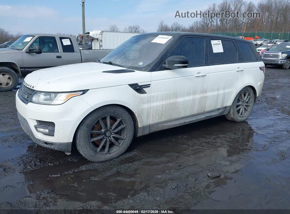 SALWG2KF2GA572350 2016 LAND ROVER RANGE ROVER SPORT Белый Передняя левая четверть