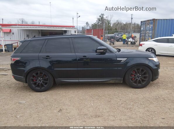 SALWR2EF9GA596411 2016 LAND ROVER RANGE ROVER SPORT Черный Вид задней части салона