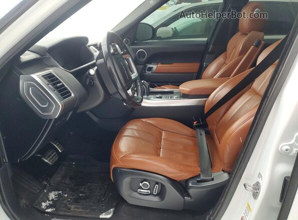 SALWR2FE6HA168321 2017 LAND ROVER RANGE Белый Вид салона спереди