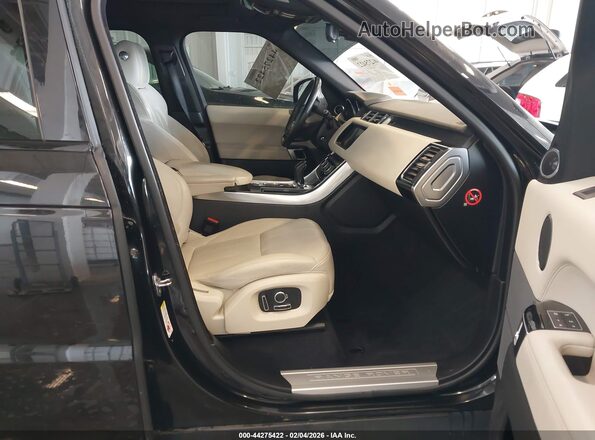 SALWR2FV1HA174396 2017 LAND ROVER RANGE ROVER SPORT Black წინა სალონის ხედი
