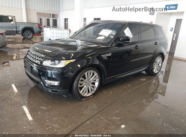 SALWR2FV1HA174396 2017 LAND ROVER RANGE ROVER SPORT Black წინა მარცხენა ხედი სამი მეოთხედიდან