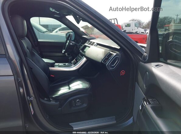 SALWR2FV7HA687295 2017 LAND ROVER RANGE ROVER SPORT Gray წინა სალონის ხედი