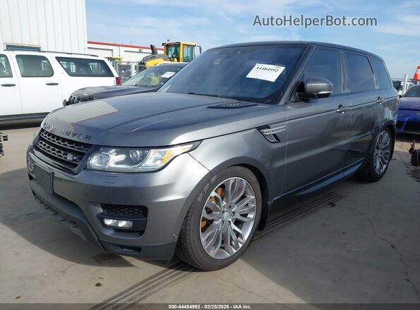 SALWR2FV7HA687295 2017 LAND ROVER RANGE ROVER SPORT Gray წინა მარცხენა ხედი სამი მეოთხედიდან