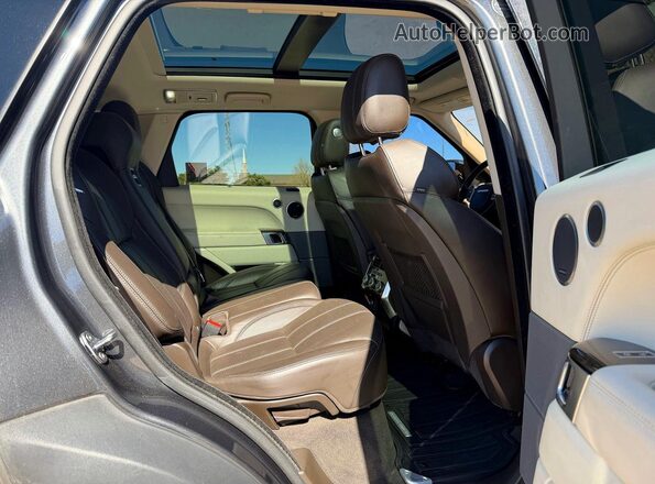 SALWR2FV8HA154050 2017 LAND ROVER RANGE ROVER Charcoal Vista interior delantera