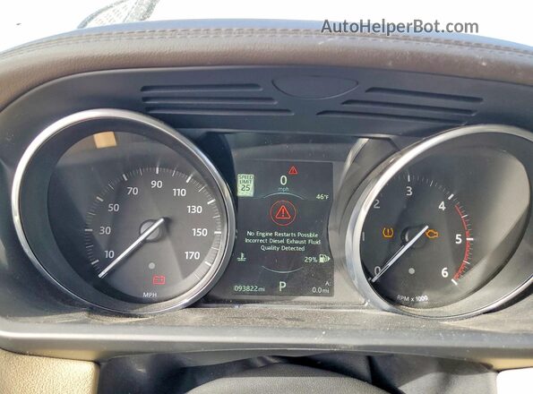 SALWR2KF1GA577338 2016 LAND ROVER RANGE White Instrument cluster view