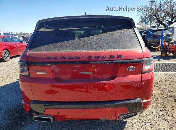 SALWR2RE8JA187809 2018 LAND ROVER RANGE Red უკანა ხედი