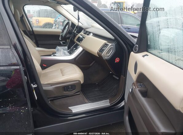 SALWR2RV5JA401655 2018 LAND ROVER RANGE ROVER SPORT Black Front interior view