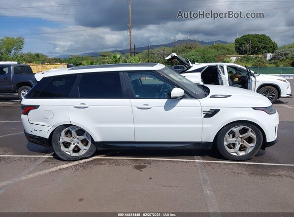 SALWR2RVXKA827908 2019 LAND ROVER RANGE ROVER SPORT White Widok wnętrza z tyłu