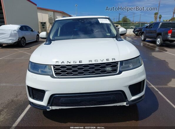 SALWR2RVXKA827908 2019 LAND ROVER RANGE ROVER SPORT White Widok zestawu wskaźników