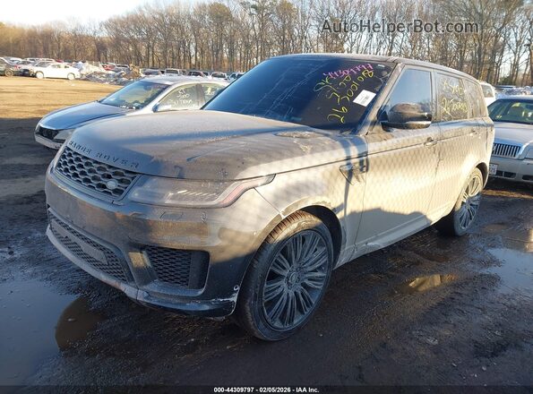 SALWR2SE7NA226535 2022 LAND ROVER RANGE ROVER SPORT Black წინა მარცხენა ხედი სამი მეოთხედიდან