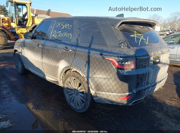 SALWR2SE7NA226535 2022 LAND ROVER RANGE ROVER SPORT Black უკანა მარცხენა