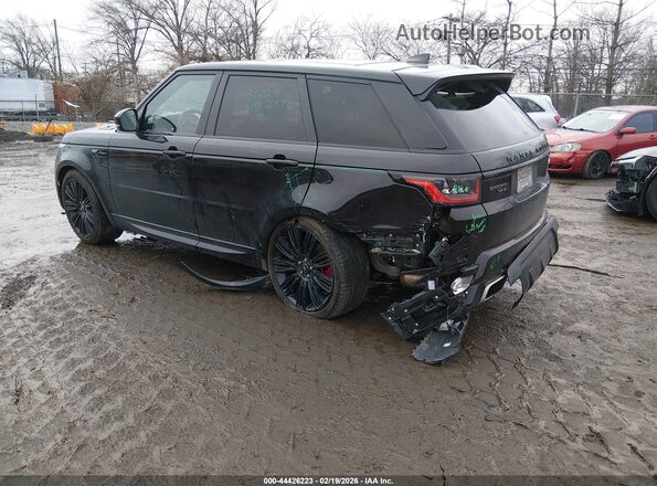 SALWR2SE8NA221019 2022 LAND ROVER RANGE ROVER SPORT Black Задня ліва чверть