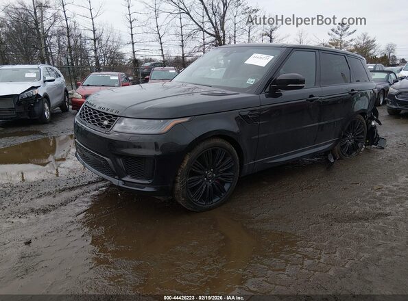 SALWR2SE8NA221019 2022 LAND ROVER RANGE ROVER SPORT Black Передня ліва чверть