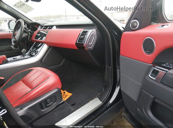 SALWR2SE8NA221019 2022 LAND ROVER RANGE ROVER SPORT Black Вид салону спереду
