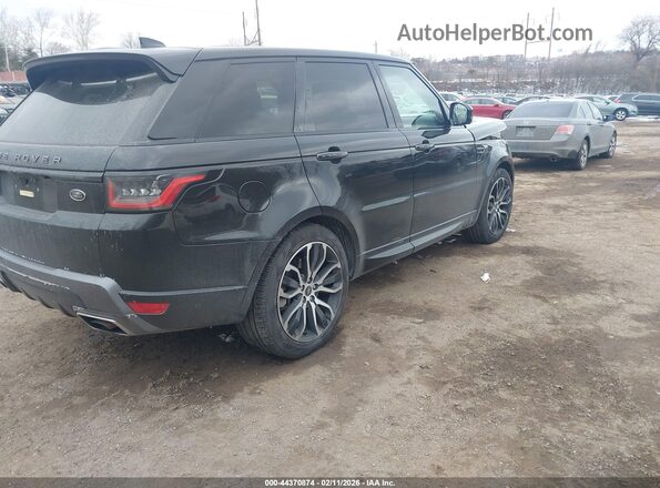 SALWR2SU4NA796418 2022 LAND ROVER RANGE ROVER SPORT Черный Задняя правая четверть