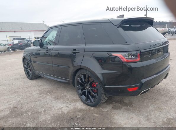 SALWS2RU3NA218501 2022 LAND ROVER RANGE ROVER SPORT Black Rear left