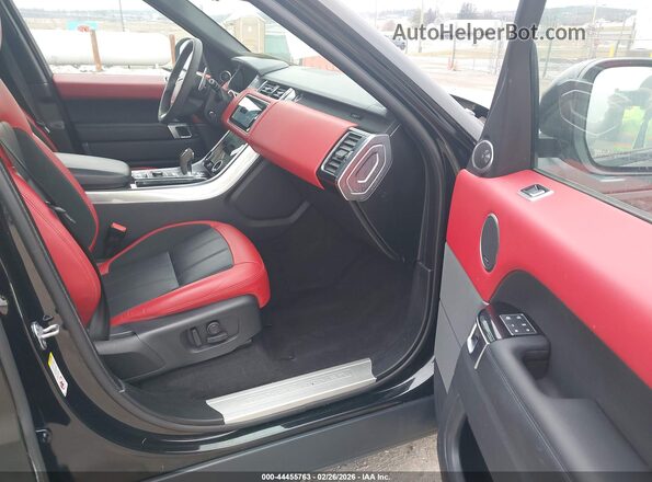 SALWS2RU3NA218501 2022 LAND ROVER RANGE ROVER SPORT Black Front interior view
