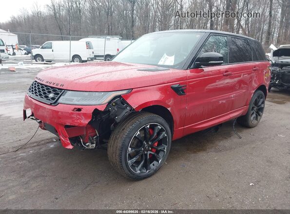 SALWS2RU4NA214375 2022 LAND ROVER RANGE ROVER SPORT Red Przód lewy