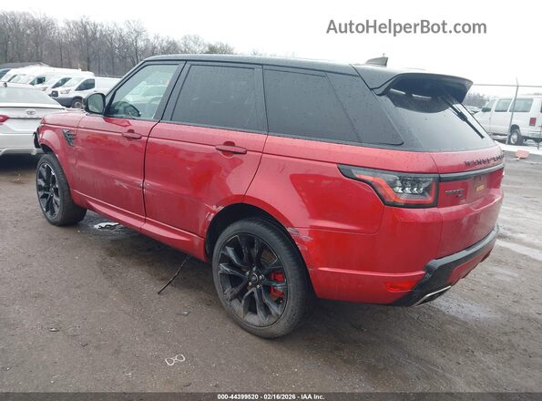 SALWS2RU4NA214375 2022 LAND ROVER RANGE ROVER SPORT Red Tył lewy