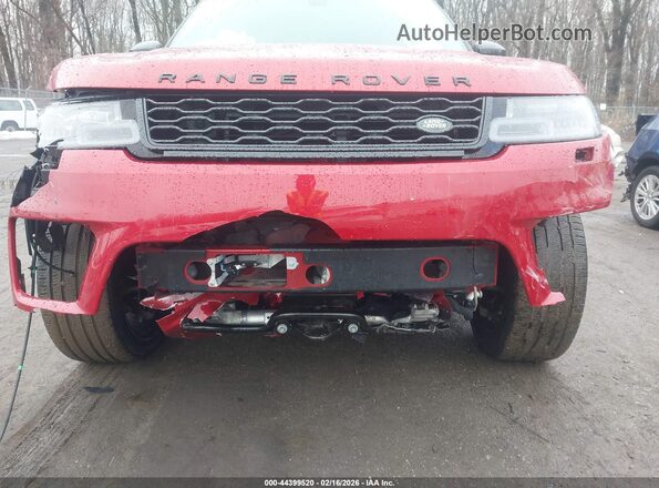SALWS2RU4NA214375 2022 LAND ROVER RANGE ROVER SPORT Red Widok z przodu