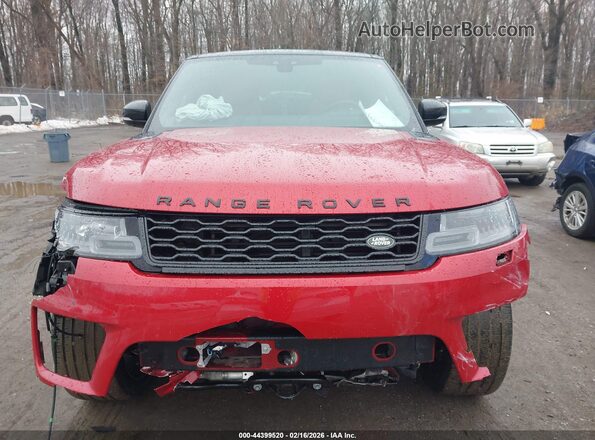 SALWS2RU4NA214375 2022 LAND ROVER RANGE ROVER SPORT Red Widok zestawu wskaźników
