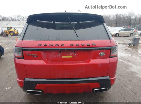 SALWS2RU4NA214375 2022 LAND ROVER RANGE ROVER SPORT Red 