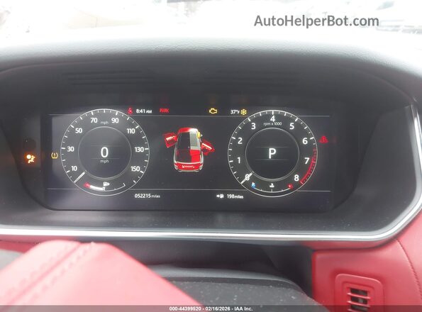 SALWS2RU4NA214375 2022 LAND ROVER RANGE ROVER SPORT Red Widok tylnych siedzeń