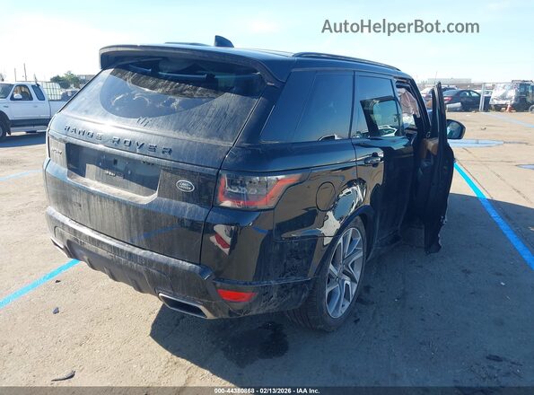 SALWV2SV9JA189140 2018 LAND ROVER RANGE ROVER SPORT Black უკანა მარჯვენა