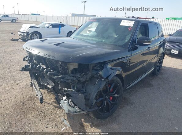 SALWZ2RE8NA799160 2022 LAND ROVER RANGE ROVER SPORT Черный Передняя левая четверть
