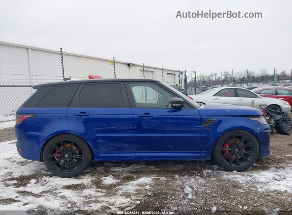 SALWZ2SE6JA189388 2018 LAND ROVER RANGE ROVER SPORT Blue უკანა სალონის ხედი