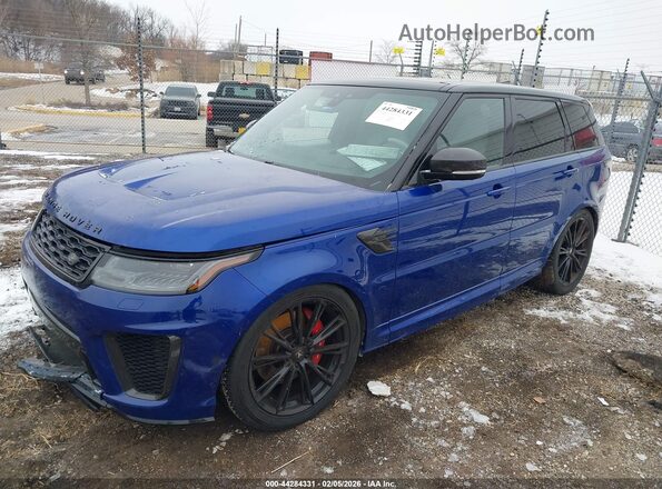 SALWZ2SE6JA189388 2018 LAND ROVER RANGE ROVER SPORT Blue წინა მარცხენა ხედი სამი მეოთხედიდან