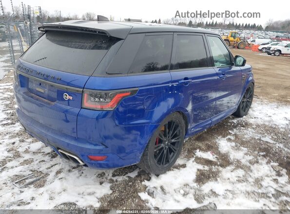 SALWZ2SE6JA189388 2018 LAND ROVER RANGE ROVER SPORT Blue უკანა მარჯვენა