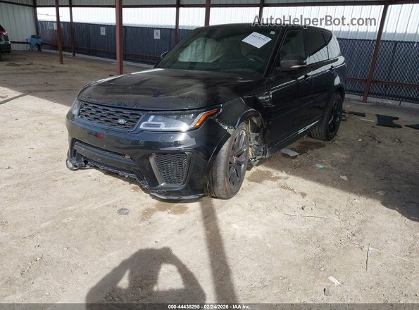 SALWZ2SE8KA815640 2019 LAND ROVER RANGE ROVER SPORT Black წინა მარცხენა ხედი სამი მეოთხედიდან